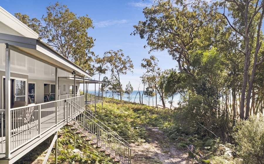 Oceanfront Retreat Fraser Island House